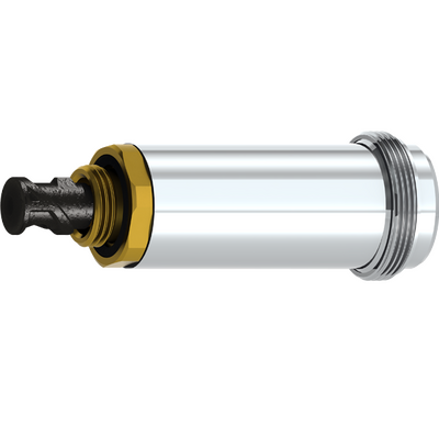 Anschlussarmatur G1/2 mit Hamburger Kolben für Rundstromventile nach DIN 3500, verlängert um 30 mm