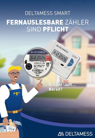 Fernauslesbare Zähler sind Pflicht