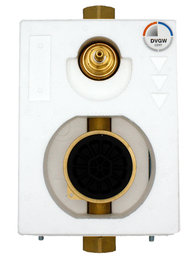 Miniblock-Mono Koax - G¾ IG - Rotguss