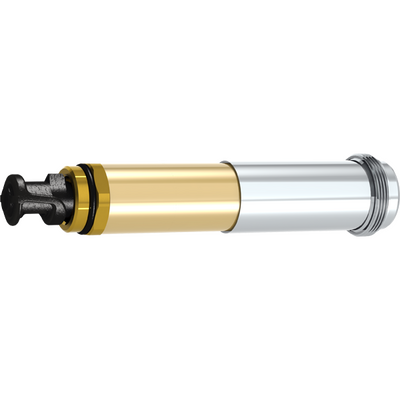 Anschlussarmatur M28 x 1,5 für Rundstromventile nach DIN 3500, verlängert um 90 mm