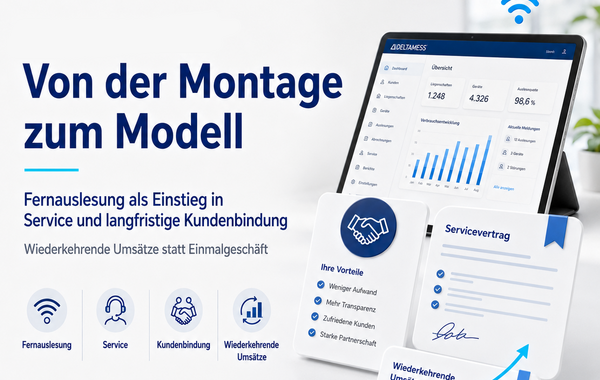Vom Produktverkäufer zum Systempartner - wie SHK-Betriebe mit Fernauslesung wiederkehrende Umsätze schaffen