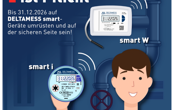 Gesetzliche Pflicht, smarte Lösung von DELTAMESS!