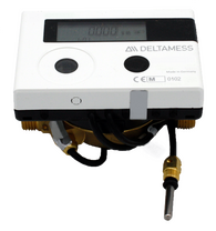 Wärmezähler Inline qp 1,5 m³/h - G3/4B AG x 110 mm - Temperaturfühler 5,0 mm - inkl. OMS-Funk & abnehmbarem Rechenwerk