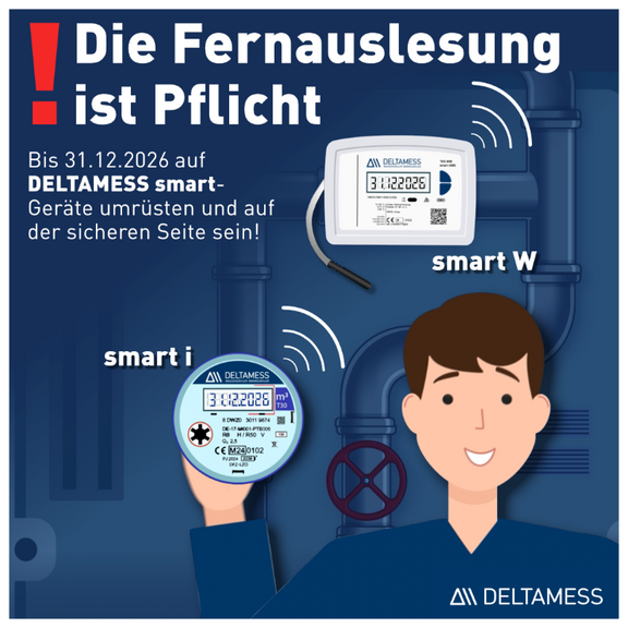 Gesetzliche Pflicht, smarte Lösung von DELTAMESS!
