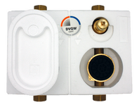 Miniblock-Duo Koax - G¾ IG - Rotguss