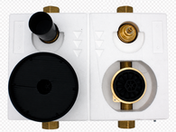 Miniblock-Duo Koax - G¾ IG - Messing