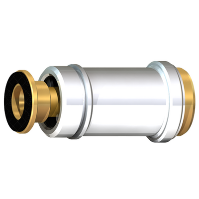 Anschlussarmatur G1 zur nachträglichen Montage auf bereits vorhandene Geradsitzventile nach DIN 3512, Basislänge 26,5 mm