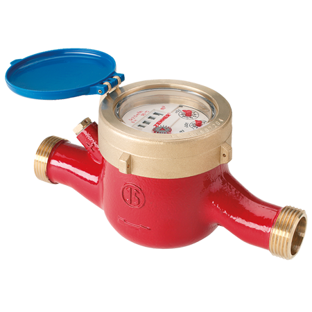 Hauswasserzähler: Mehrstrahl-Volltrockenläufer MTW 10,0 - Warmwasser